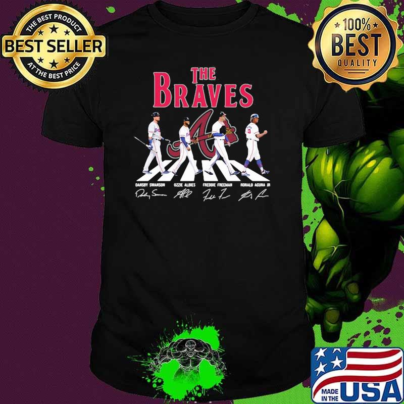The braves they abbey road signature shirt