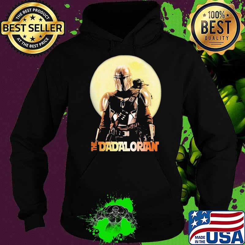 The Dadalorian baby yoda sun Hoodie The Dadalorian baby yoda sun Hoodie