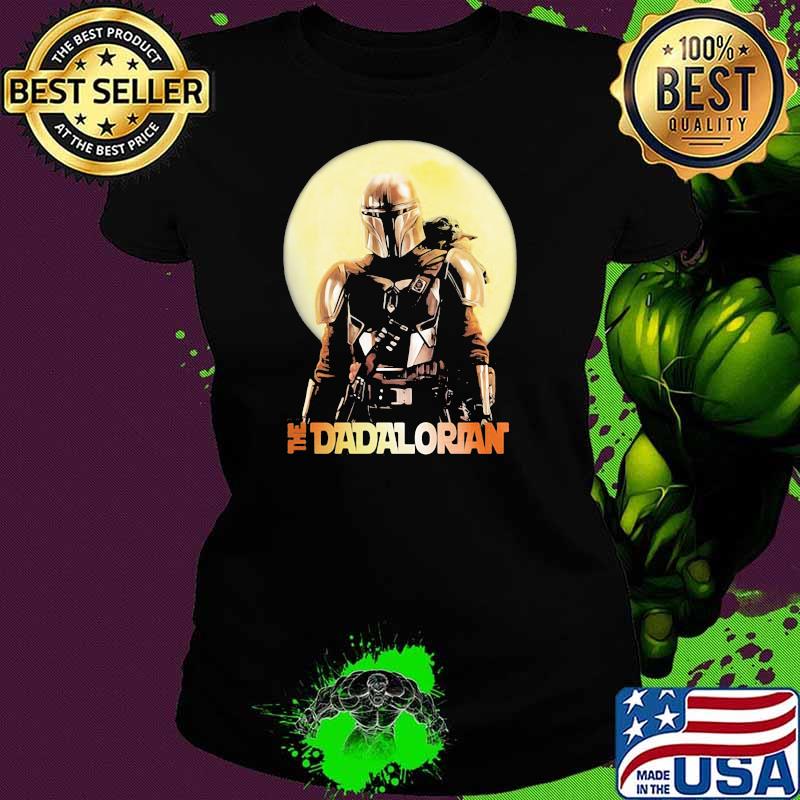 The Dadalorian baby yoda sun Ladies tee The Dadalorian baby yoda sun Ladies tee