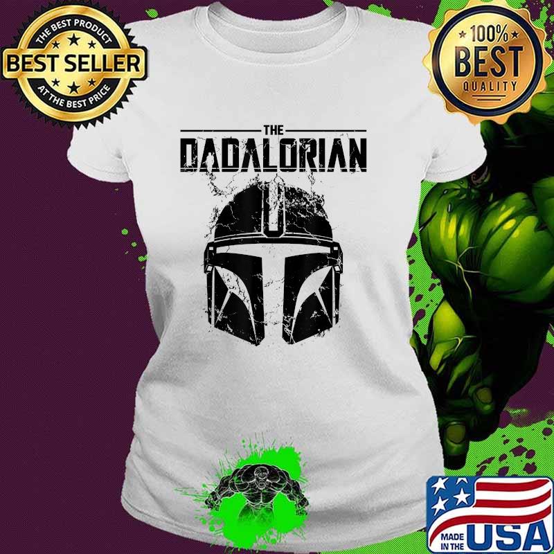 The Dadalorian Funny Retro Father's Day Shirt Ladies tee The Dadalorian Funny Retro Father's Day Shirt Ladies tee