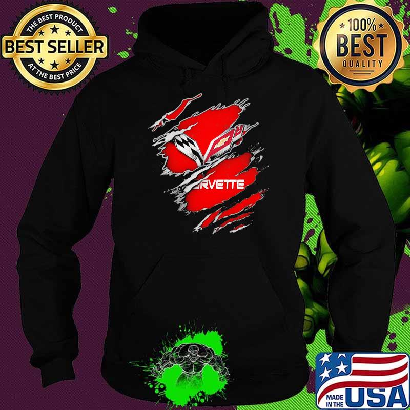 The Evolution Of The Chevrolet Corvette Logo Hoodie The Evolution Of The Chevrolet Corvette Logo Hoodie