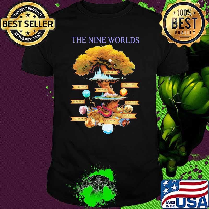 The Nine Worlds Tree Shirt