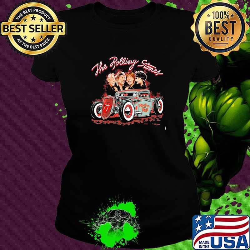 The rolling stone car band music rock Ladies tee The rolling stone car band music rock Ladies tee