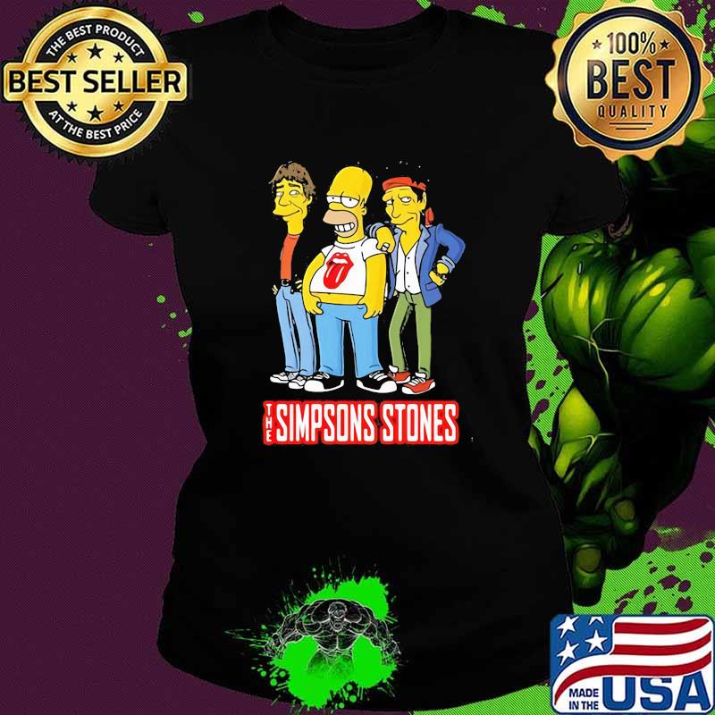 The simpsons stones rock and roll Ladies tee The simpsons stones rock and roll Ladies tee