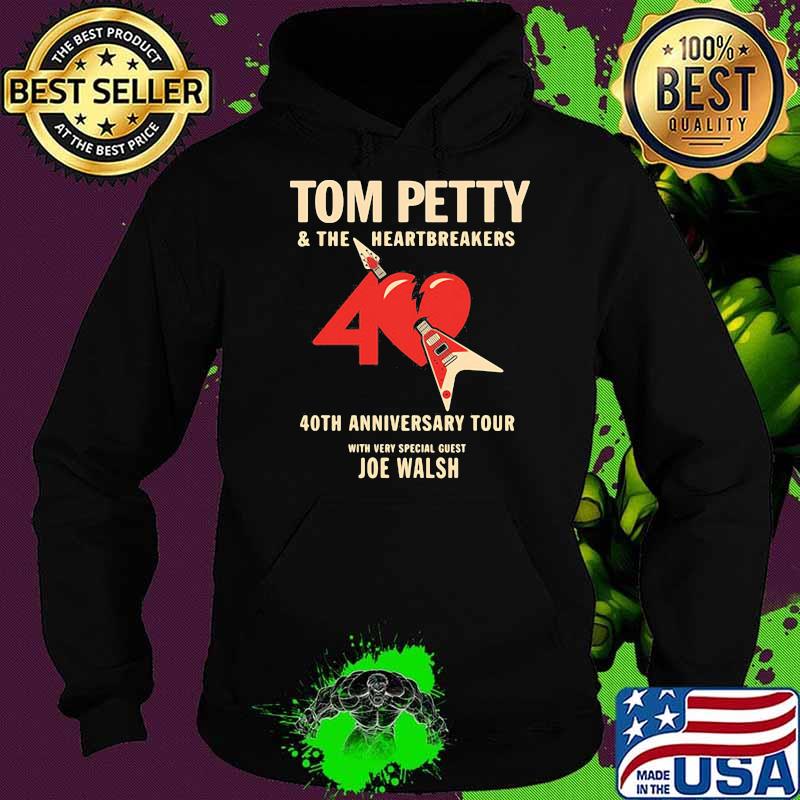 Tom Petty and the Heartbreakers 40th anniversary tour with very special guest joe walsh Hoodie Tom Petty and the Heartbreakers 40th anniversary tour with very special guest joe walsh Hoodie
