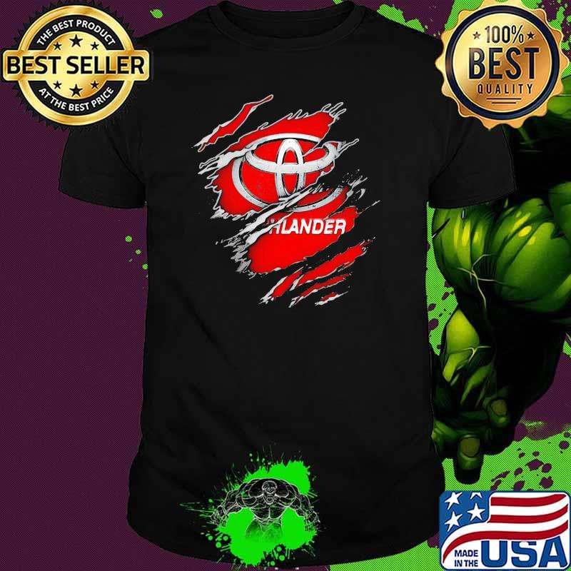 Toyota highlander car logo shirt