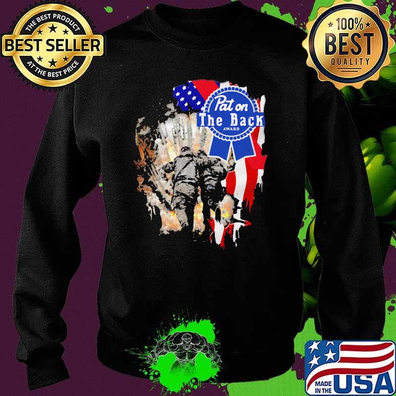 Veteran Pat On The Back American Flag Shirt Sweater Veteran Pat On The Back American Flag Shirt Sweater