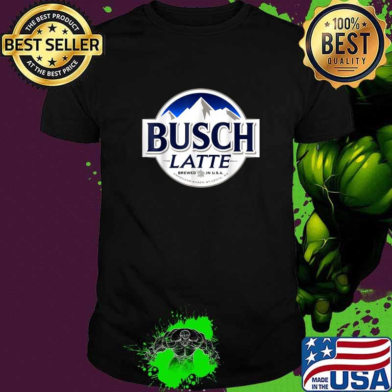 Vintage Buschs Latte Beer Lover Brewed In USA Shirt