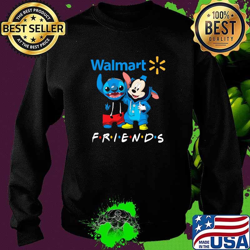 Walmart Friends Mickey Mouse And Stitch Shirt Sweater Walmart Friends Mickey Mouse And Stitch Shirt Sweater