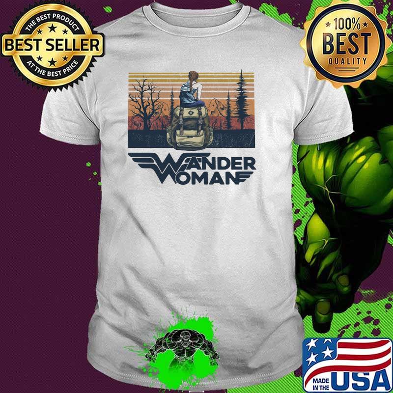 Wander Woman Camping Vintage Shirt