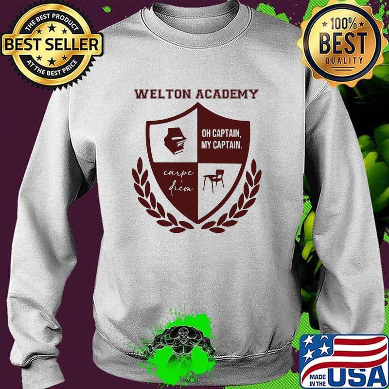 Welton academy carpe diem captain teacher Sweater Welton academy carpe diem captain teacher Sweater