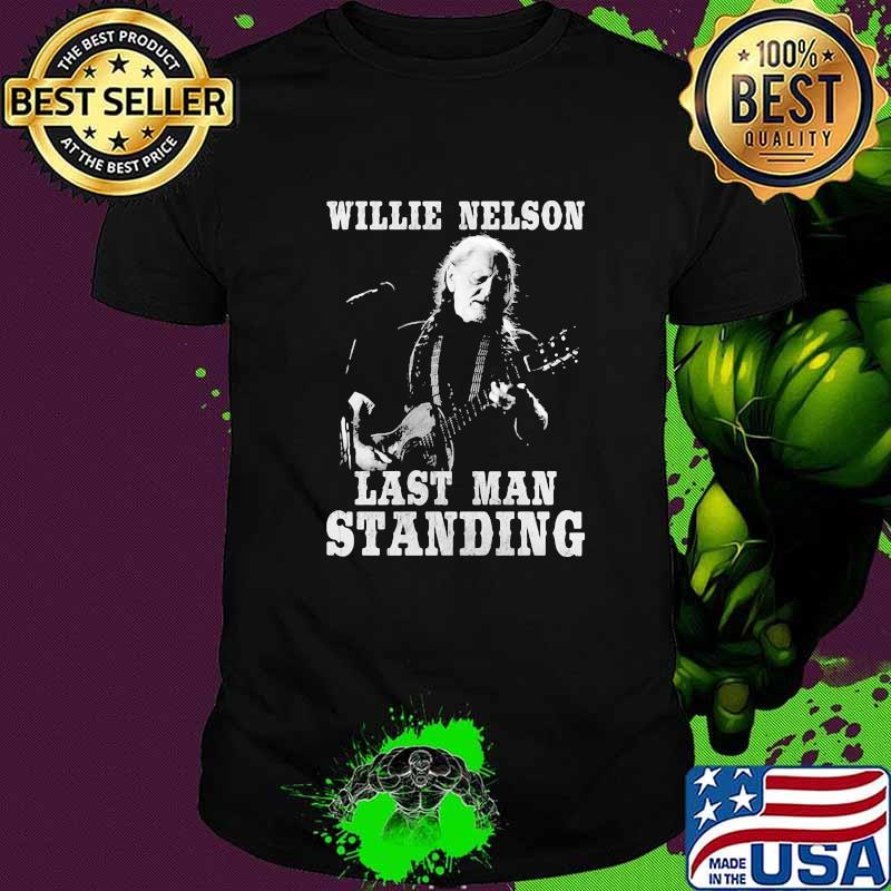 Willie Nelson last man standing guitar shirt