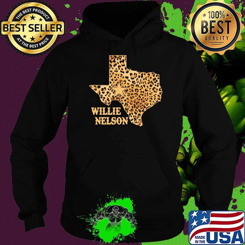 Willie Nelson Texas Leopard Shirt Hoodie Willie Nelson Texas Leopard Shirt Hoodie