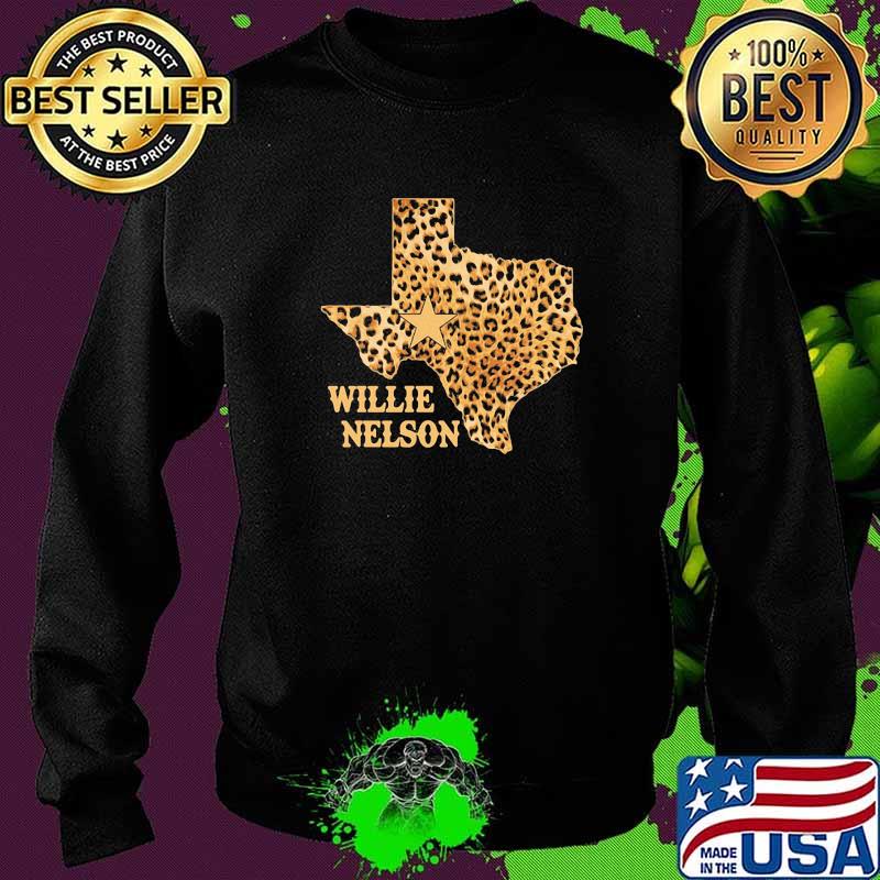Willie Nelson Texas Leopard Shirt Sweater Willie Nelson Texas Leopard Shirt Sweater