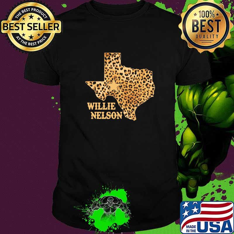 Willie Nelson Texas Leopard Shirt Willie Nelson Texas Leopard Shirt