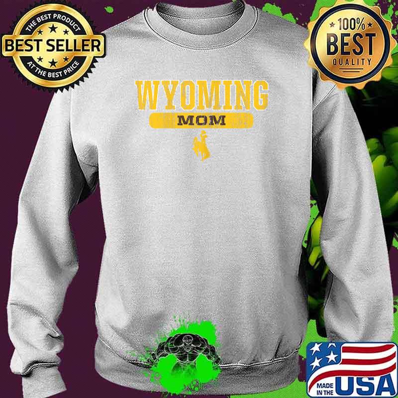 Wyoming Cowboys Apparel Mom Block Pill Shirt Sweater Wyoming Cowboys Apparel Mom Block Pill Shirt Sweater