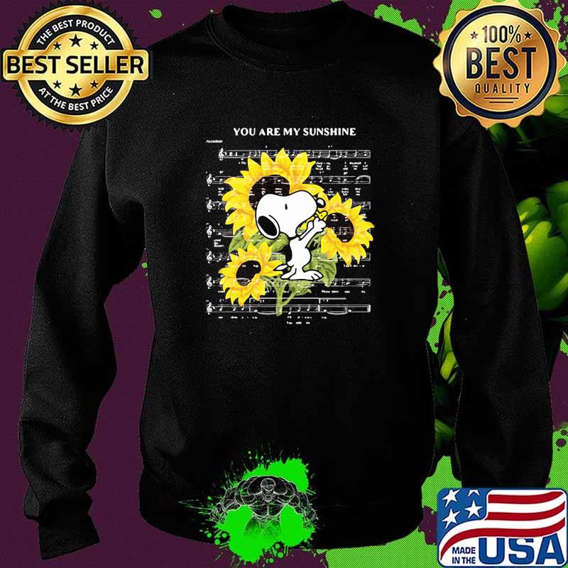 You are my sunshine music snoopy sunflower Sweater You are my sunshine music snoopy sunflower Sweater