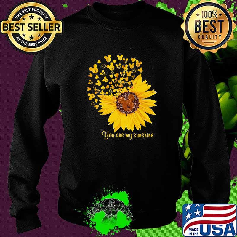 You are my sunshine sunflower mickey Sweater You are my sunshine sunflower mickey Sweater