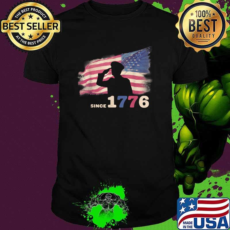 4th of July 1776 American Flag Independence Day Patriotic T-Shirt