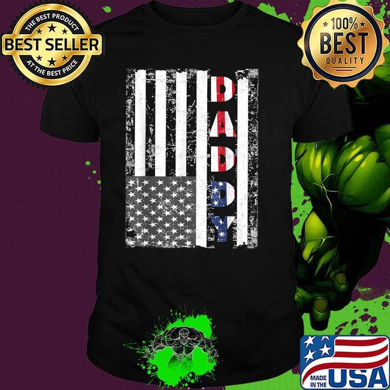 AMERICAN DADDY FLAG FATHERS Day T-Shirt