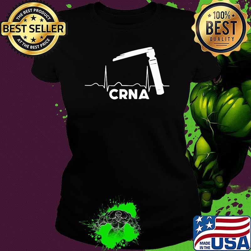 Anesthesia Miller laryngoscope CRNA EKG tracing Shirt Ladies tee Anesthesia Miller laryngoscope CRNA EKG tracing Shirt Ladies tee