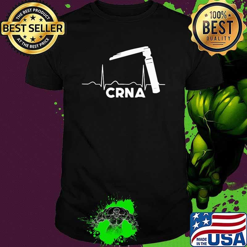 Anesthesia Miller laryngoscope CRNA EKG tracing Shirt
