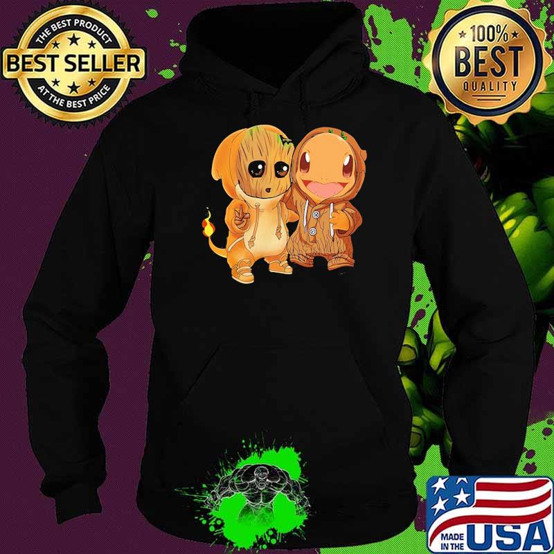 Baby groot and Baby Kaiyu Dragon Shirt Hoodie Baby groot and Baby Kaiyu Dragon Shirt Hoodie