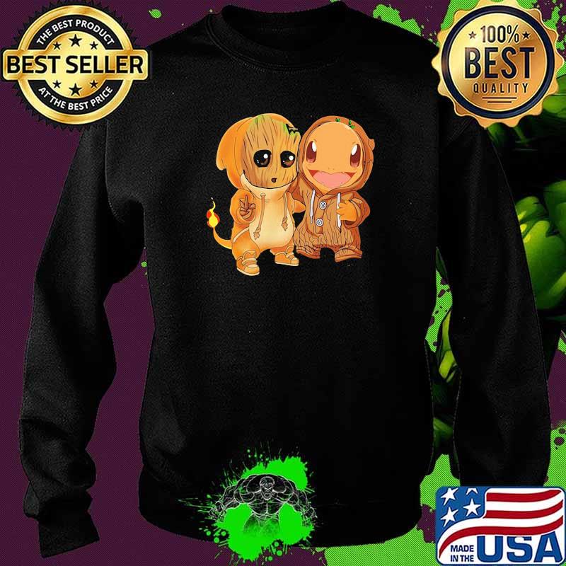 Baby groot and Baby Kaiyu Dragon Shirt Sweater Baby groot and Baby Kaiyu Dragon Shirt Sweater