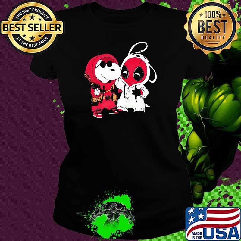 Baby snoopy and deadpool Ladies tee Baby snoopy and deadpool Ladies tee