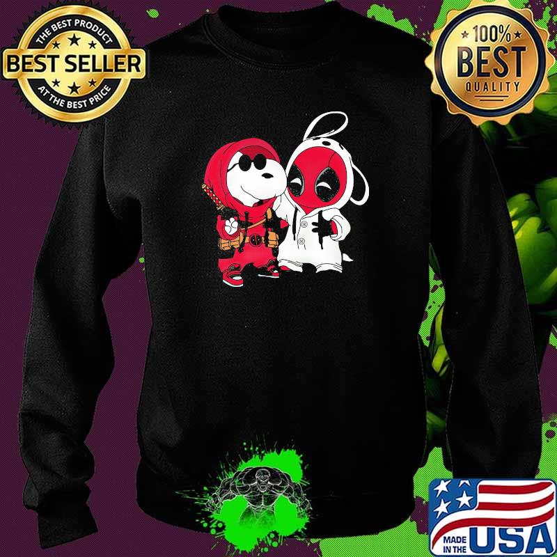 Baby snoopy and deadpool Sweater Baby snoopy and deadpool Sweater