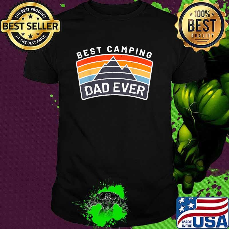 Best Camping Dad Ever Vintage T-Shirt