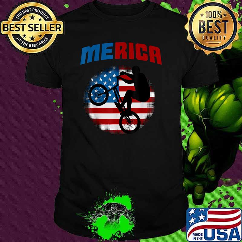 BMX American Flag 4th of July Bike Patriotic T-Shirt