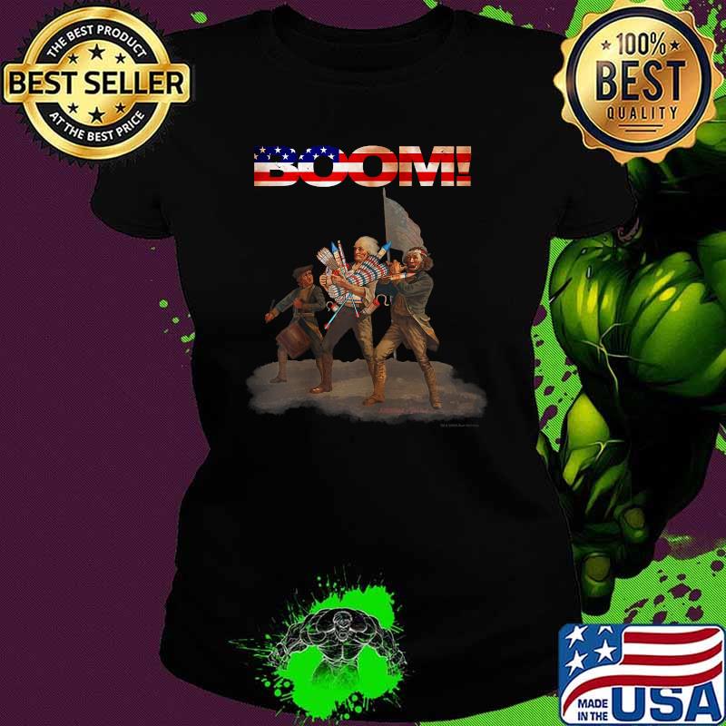 Boom Spirit '76 4th of July Funny T-Shirt Ladies tee Boom Spirit '76 4th of July Funny T-Shirt Ladies tee