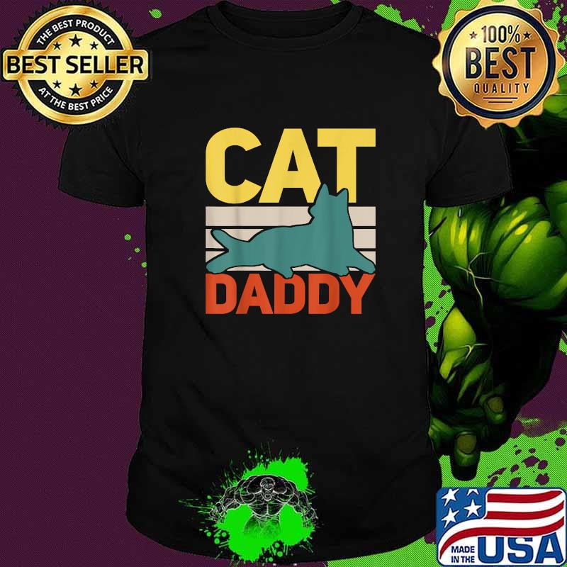 Cat Daddy Father's Day Vintage T-Shirt