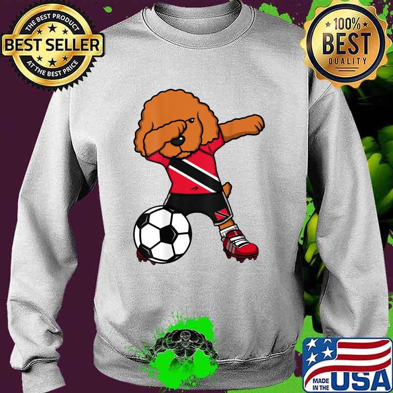 Dabbing Poodle Dog Trinidad and Tobago Soccer Fans Football T-Shirt Sweater Dabbing Poodle Dog Trinidad and Tobago Soccer Fans Football T-Shirt Sweater