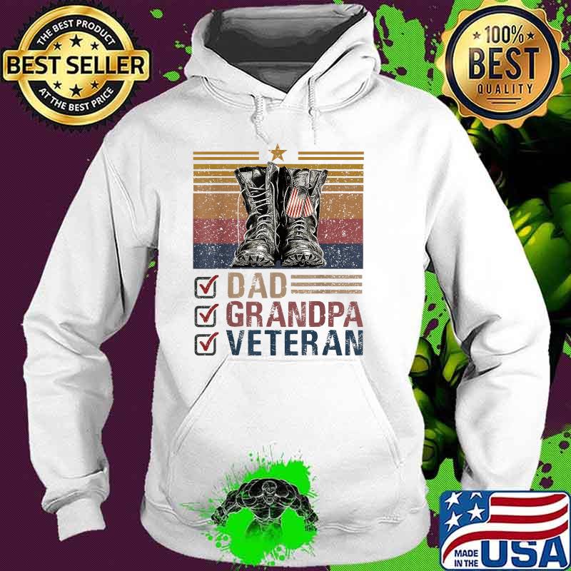 Dad Grandpa Veteran Vintage Favorite Holiday Veterans Day T-Shirt Hoodie Dad Grandpa Veteran Vintage Favorite Holiday Veterans Day T-Shirt Hoodie