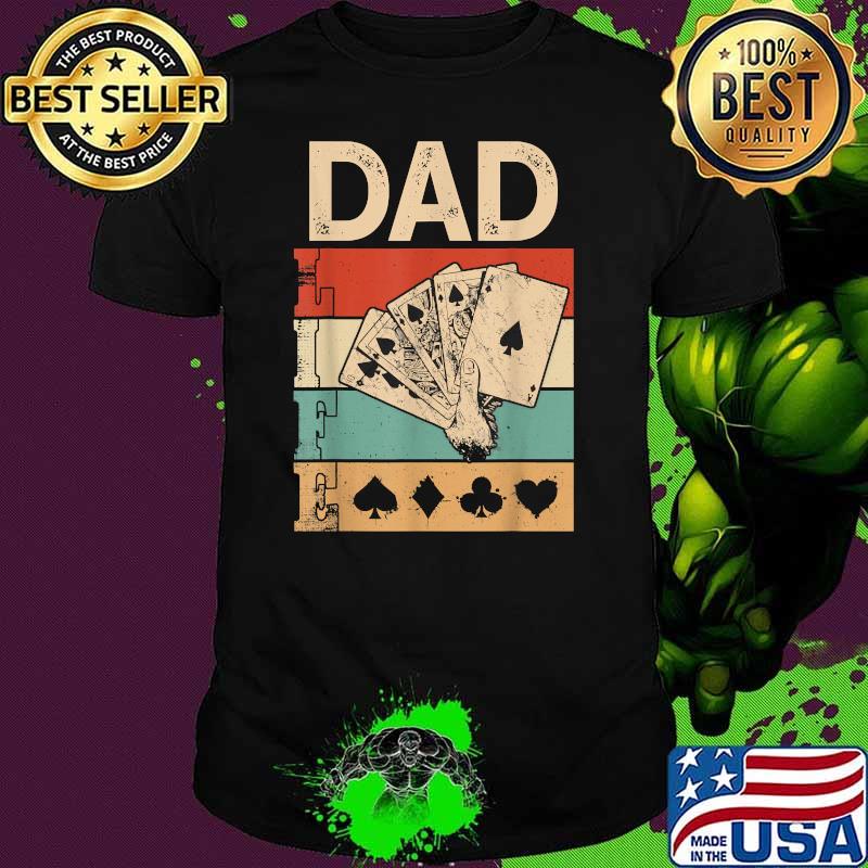 Dad Poker Father's Day Vintage T-Shirt