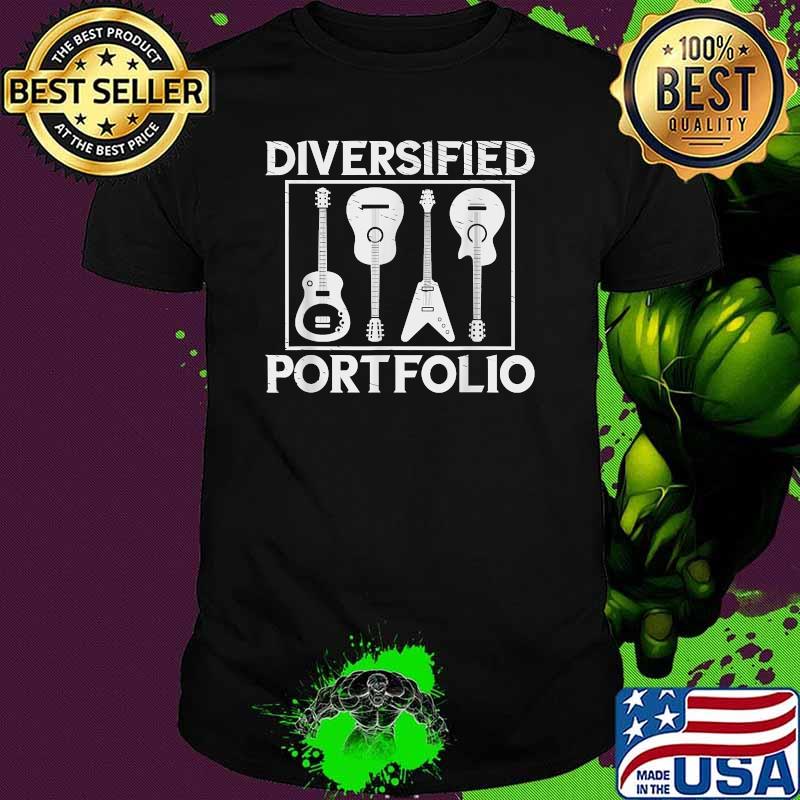 Diversified Portfolio Electric Guitars Bass Acoustic Guitar T-Shirt