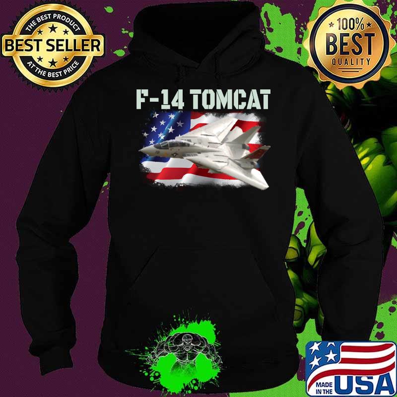 F 14 Tomcat Fun pilot and aircraft flying airplanes American Flag T-Shirt Hoodie F 14 Tomcat Fun pilot and aircraft flying airplanes American Flag T-Shirt Hoodie