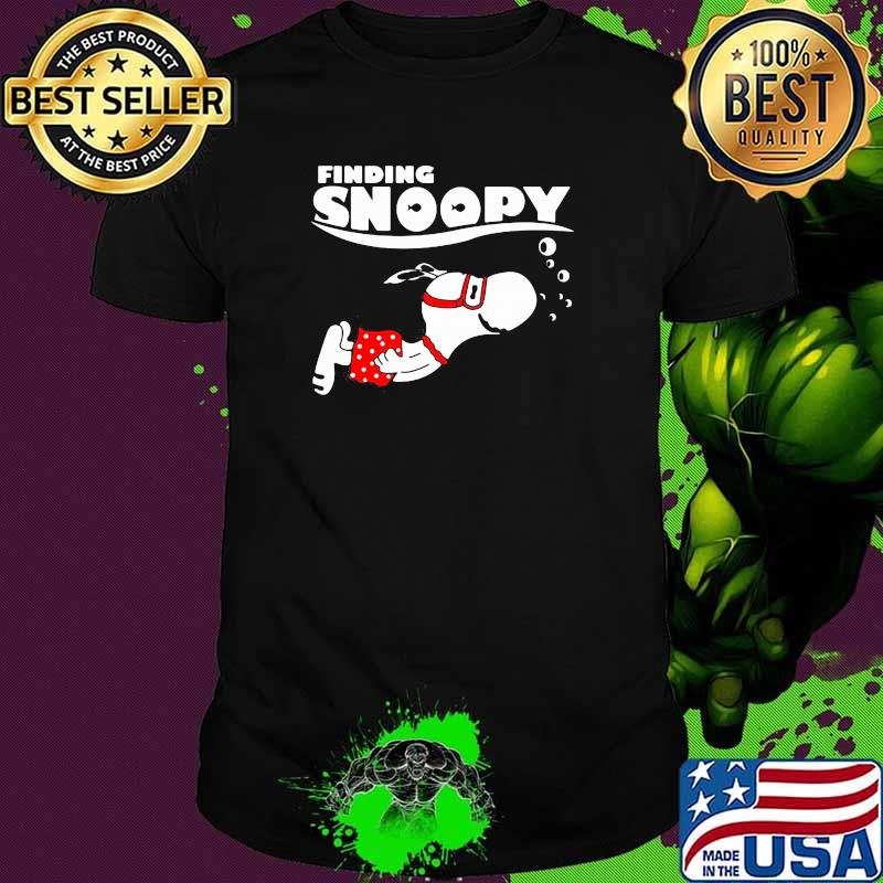 Finding snoopy swimming shirt