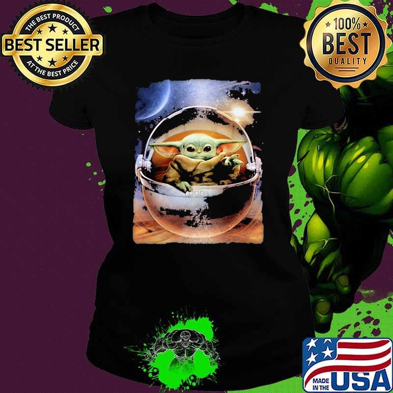 Galaxy Baby Yoda Shirt Ladies tee Galaxy Baby Yoda Shirt Ladies tee