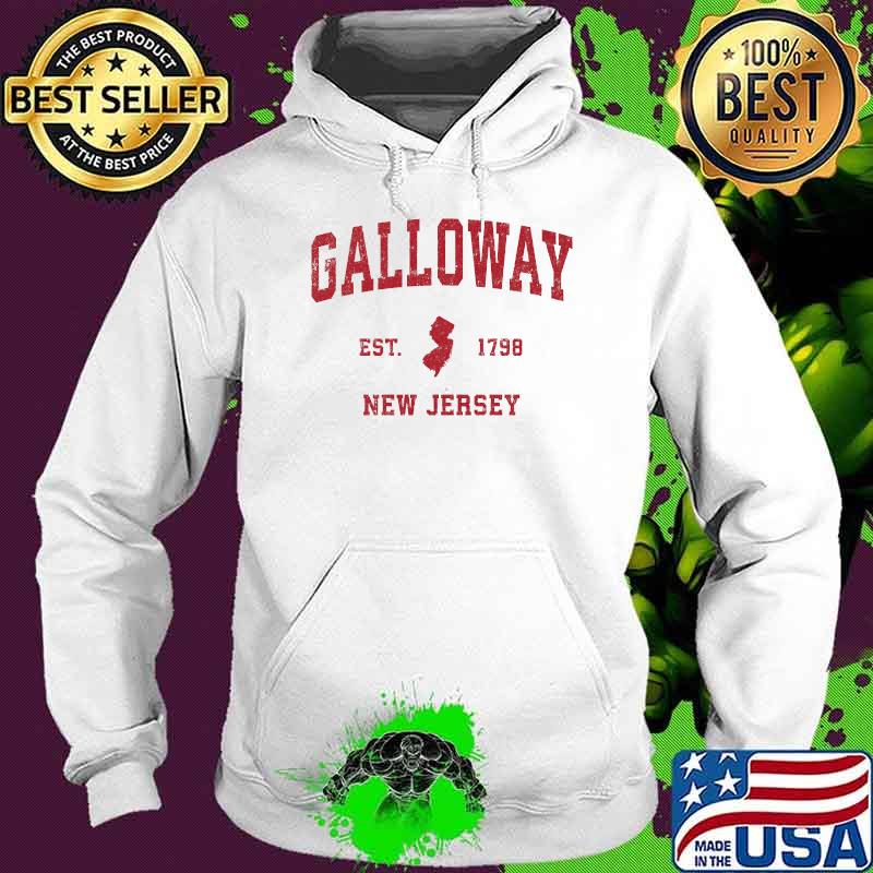 Galloway New Jersey 1798 NJ Vintage Sports Shirt Hoodie Galloway New Jersey 1798 NJ Vintage Sports Shirt Hoodie