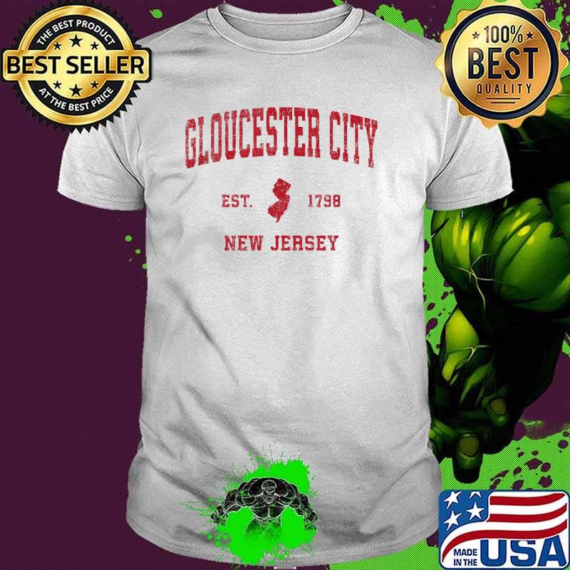Gloucester City New Jersey 1798 NJ Vintage Sports Shirt