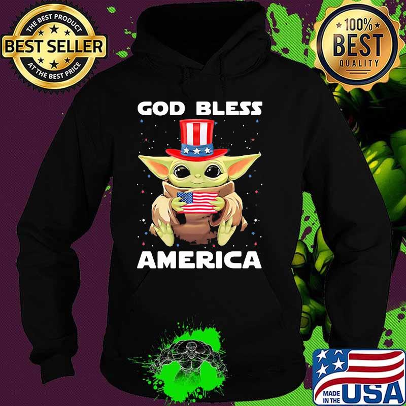 God Bless America Baby Yoda Shirt Hoodie God Bless America Baby Yoda Shirt Hoodie