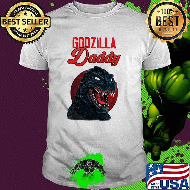 Godzilla daddy blood moon fathers day shirt