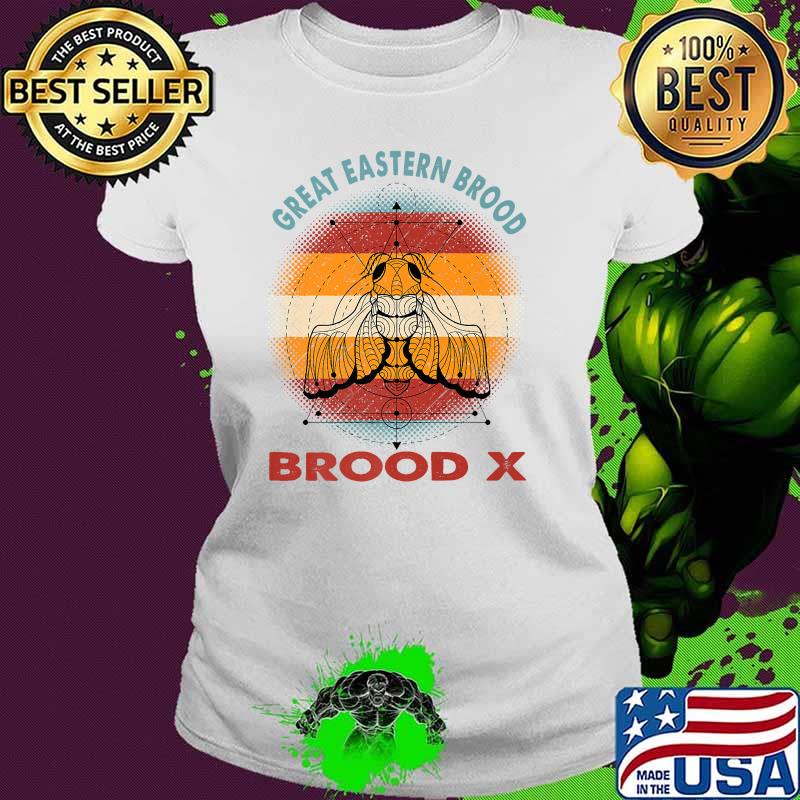 Great Eastern Brood X Summer 2021 Cicada Vintage T-Shirt Ladies tee Great Eastern Brood X Summer 2021 Cicada Vintage T-Shirt Ladies tee