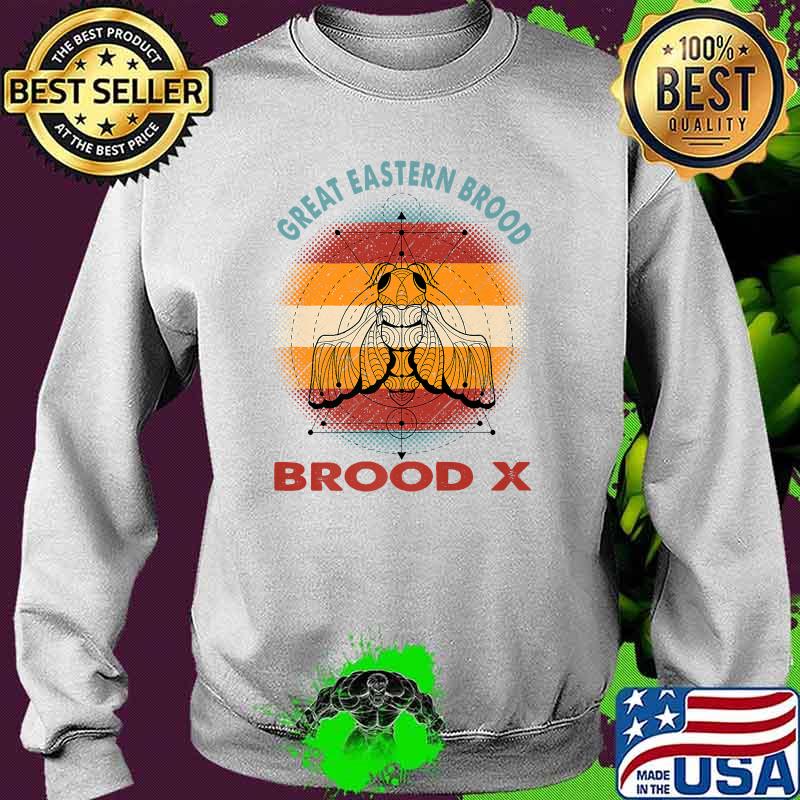 Great Eastern Brood X Summer 2021 Cicada Vintage T-Shirt Sweater Great Eastern Brood X Summer 2021 Cicada Vintage T-Shirt Sweater