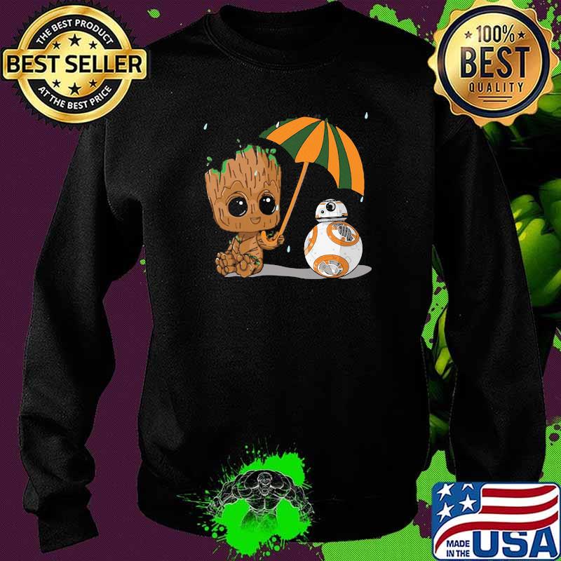Groot holding umbrella egg Sweater Groot holding umbrella egg Sweater