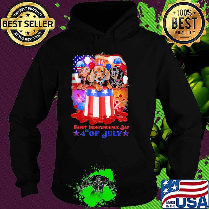 Happy Independence Day 4th Of July Dachshund Patriotic Hat Shirt Hoodie