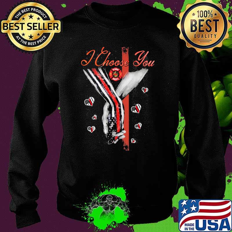 I choose you fire american flag Sweater I choose you fire american flag Sweater